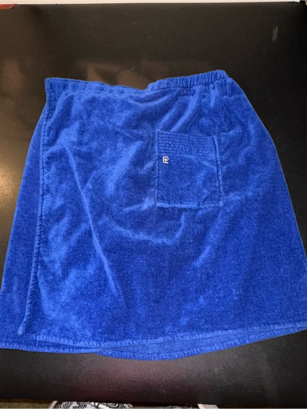Vintage Pierre Cardin Men’s Terry Velcro Wrap Skirt Towel with Pocket